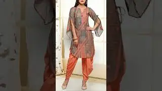Pakistani embroidered shawlar qameez.