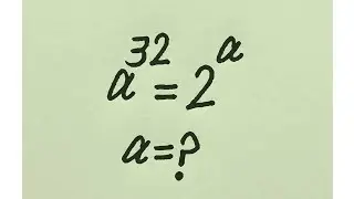 Harvard Admission Interview Trick | Find Value of a=? | Algebra Simplification 