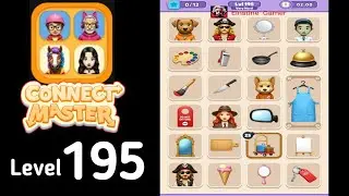 Connect Master Match Puzzle level 195 very hard Guide Walkthrough Solution