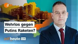 Weniger Geld, weniger Waffen: Wie die fehlende US-Unterst&uuml;tzung Ukraine schw&auml;cht | ZDFheute live