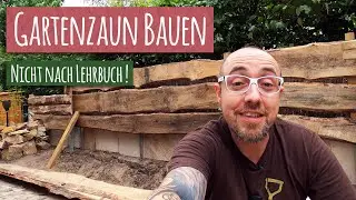 Holz Gartenzaun bauen ganz einfach 👷 Zaun selber bauen DIY Garten Zaun Bauanleitung Zaun aus Holz