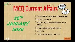 MCQ Current Affairs 28th January 2026 Useful for CAPF(AC), CDS, CSE, State PCS and Different Exams