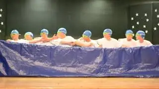 5th grade boys Synchronized Air Swimming Talent Show Skit W A Porter Elementary