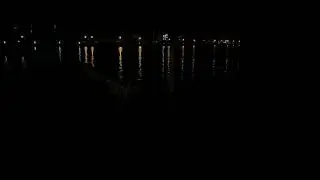 Rosary, Joyful Mysteries, at Night on Bay (Dark Screen)