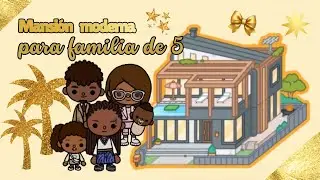 Mansión moderna para familia de 5  PARTE 1