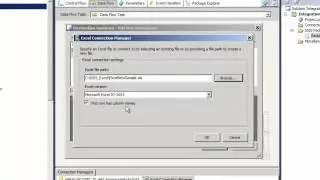 Data Flow Task (transfer data from database to excel file)