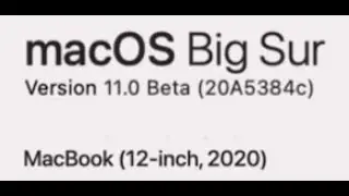 Macbook (12-inch, 2020) - Specification Leaks With Mac OS Big Sur BETA 😲