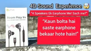 pTron Boom Play X4 Earphone Unboxing & Review  | pTron Earphones #ptron #bestearphones #techgadget 