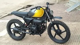 modified passion pro | scrambler  |  megh custom motorcycle