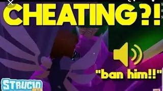 We found a player using aimbot in Roblox Strucid