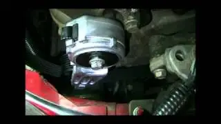 Changing the serpentine belt on a Grand Am