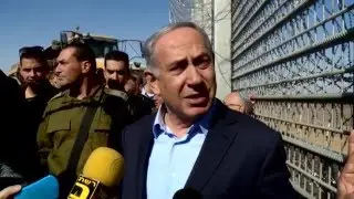 PM Netanyahu Visits the Eastern Border Fence