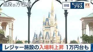 レジャー施設の2割が入場料上昇　1万円台も【日経モープラFT】