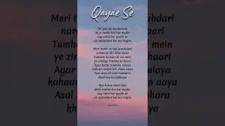 Qayde Se 💔 Arijit Singh | Metro In Dino | Trending Song 2025 | #Shorts