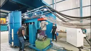 ECMT-131A  Cylinder foam making machine ,sponge machine ,foam machine ,automatic foam machine