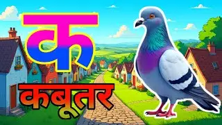 Hindi Vyanjan | क से कबूतर सीखो | क से ज्ञ तक | अ से अनार | a se anar | k se kabutar for kids