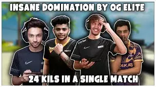 OG ELITE 24 KILLS IN A SINGLE MATCH 🔥❤️ || OP DOMINATION BY OG ELITE ||