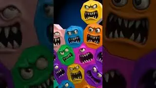 The Nonagoonies and The Cyclop Star Monsters ⭐ #shorts #funny #animation