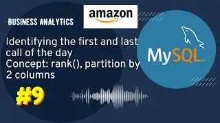 First and Last call for the day | Question 09 | Complex SQL Interview Problem