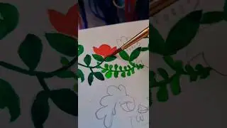 nueva hoja 🥰 #shortvideo #speedpaint #drawing #arte #campo #farm #dibujo #acuarela #shorts