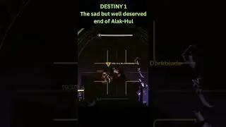 The sad but well deserved end of Alak-Hul #destiny1 #gaming #nightfall