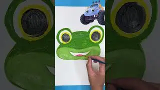 Painting Gecko🐸🦎 | Gecko | Robot Cartoons for Kids | Moonbug Kids