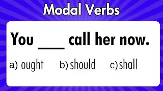 Modal Verbs Quiz | Can you score 100%?