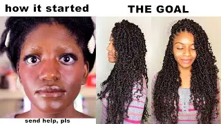Watch me ✨Transform✨ | Passion Twists on 4C Natural Hair