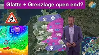 Achtung, Schnee- und & Eisglätte! Dazu Mittelfrist mit Grenzlage open end? Rückschläge bis März?