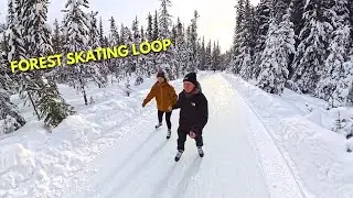 The Longest Forest Skating Loop in BC | Apex Mountain Resort