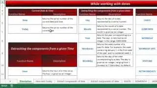 Working with date and time in excel - Hindi- Bhavesh's Excel Tricks