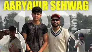 ||AARYAVIR SEHWAG BRILLIANT💯👏🏏|| DDCA LEAGUE MATCH AT CHHAWLA!!VIRENDER SEHWAG SIR!!