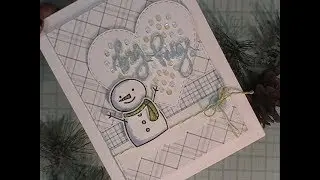 Java & Flurries Series / 2017 / Pretty Pink Posh Happy Snowman / C&CT