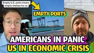 Americans IN PANIC As US Is About To Face ECONOMIC CRISIS;Cargo Ports Are EMPTY!!
