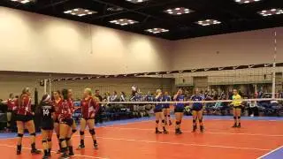Autumn Selby #11  2016 Columbus Volleyball Academy National Red 16 - Game Play