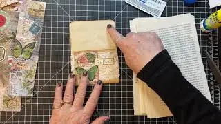Craft with Me - Using Transparent Washi on Ephemera Pieces!