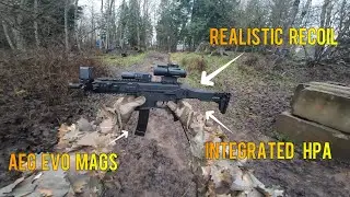 The Future of Airsoft: Hybrid GBBR Powered by HPA & AEG Mags! (TAPP G5 EVO HPA Rifle)