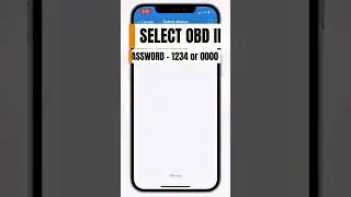 BLUETOOTH OBD2 SCANNER SETUP FOR IOS