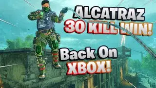 30 KILL ALCATRAZ WIN! FIRST GAME BACK on XBOX! | CoD Blackout