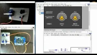 LabVIEW + ARDUINO = Installing LabVIEW Interface for Arduino (LIFA) + Example (servo control)