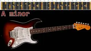 Iron Maiden Style Heavy Metal Guitar Backing Track Jam - A minor