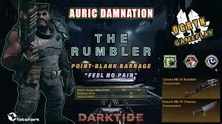 This Rumbler DEVOURS 200 Elites & Specials | Ogryn Rumbler Build | Darktide Auric Damnation Gameplay