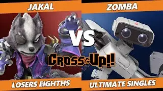 CROSSxUP Losers Top 8 - Jakal (Wolf) Vs. Zomba (ROB) SSBU Ultimate Tournament