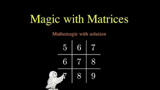 Mathemagic: How to Read Minds with Math (Magic Trick with Explanation)