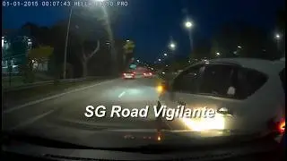 22feb2026 tpe camcar rear ended malaysian car cutting over chevron marking