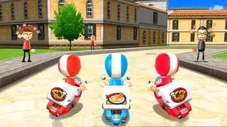 Wii Party Minigames - Johny Deep Vs Stephanie Vs Tyrone Vs Hiromasa (Hardest Difficulty)