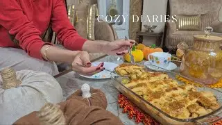 October Diaries🍂| Apple tart recipe | Caf&eacute; time with my friend 🍪☕| Autumn fruit herbal tea🍵