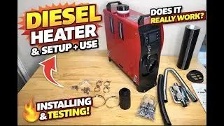 DIY Diesel Heater | Assembly to Operation in One Video