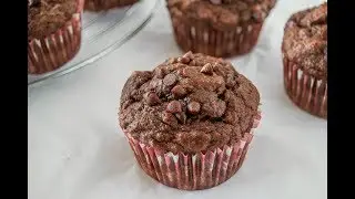 Muffins Veganos de Plátano con Chocolate