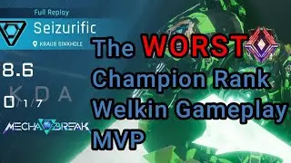 The WORST Champion Rank Welkin Gameplay - 0 Kills MVP